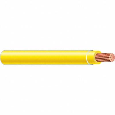 SOUTHWIRE Building Wire: Copper, 6 AWG, 1 Conductors, Stranded, Yellow, 1,000 ft Lg - Copper THHN/THWN-2 Building Wires