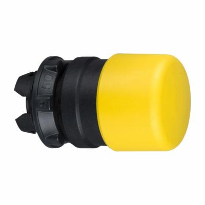 SCHNEIDER Mushroom Head Push Button: 22 mm Mounting Size, Non-Metallic - Mushroom-Head Push-Button Operators