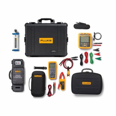 FLUKE Solar Kit: Backlit LCD, 1,500 V DC Open Circuit Volt Measurement - Max - Solar Multimeters