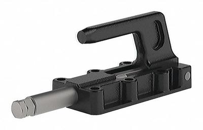 DE-STA-CO Straight Line Action Clamp: Flange Base Mounting, Std Horizontal Handle - Standard Straight-Line Toggle Clamps