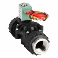 ASCO Solenoid Valve: 2-Way, Normally Closed, 3/4 in Pipe Size, 110V AC/120V AC, Plastic Body, Indoor (MPN 8212A037L1100F0). Key specifications — Pipe Size: 3/4 in; Voltage: 120V AC; Brand: ASCO; Coil Enclosure: Open Frame.