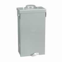 SQUARE D Circuit Breaker Enclosure: 2 Spaces, 100 A Amps, Surface Mounting, Outdoor (MPN QO2100BNRB). Key specifications — For Use With: Square D QO Circuit Breakers; Mounting Style: Surface; Location: Outdoor; Brand: SQUARE D.