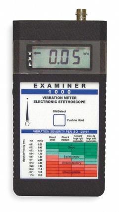 MONARCH Vibration Meter: Vibration, 10 Hz to 10 kHz, 19.99 in/sec Max Velocity Measured, LCD (MPN 6400-012). Key specifications — Brand: MONARCH; Digital Display Screen Type: LCD; Frequency Ranges: 10 Hz to 10 kHz; Certificate of Calibration: Not Included.