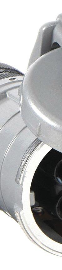 HUBBELL Pin and Sleeve Connector: Gray, 250V DC/600V AC, Three Phase, 60 A, 3 Pole, 4 Wire (MPN HBL460CS1W). Key specifications — Brand: HUBBELL.