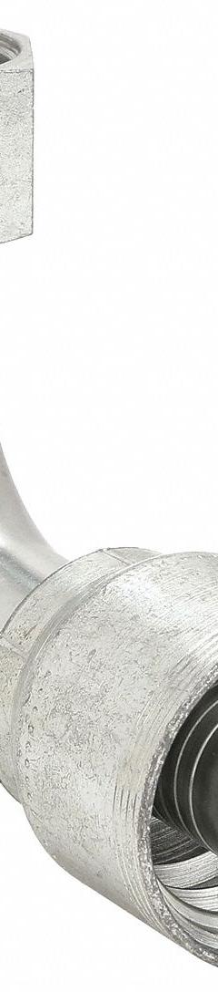 AEROQUIP Hydraulic Crimp Fitting: Steel x Steel, 90° Elbow, -16 For Hose Dash Size, ORS x Crimp (MPN 4SA16FRB16). Key specifications — Fitting Gender: Female x Genderless; Fitting Connection Type: ORS x Crimp; For Hose Dash Size: -16; Thread Size: 1-7/16"-12; Brand: AEROQUIP.