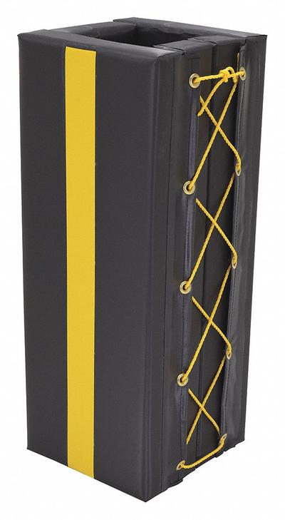 APPROVED VENDOR Column Protector: 5 in, 5 in, 5 in, 5 in, Square, 5 in Compatible Column Dia - Column Protectors with I-Beam & H-Beam Centers