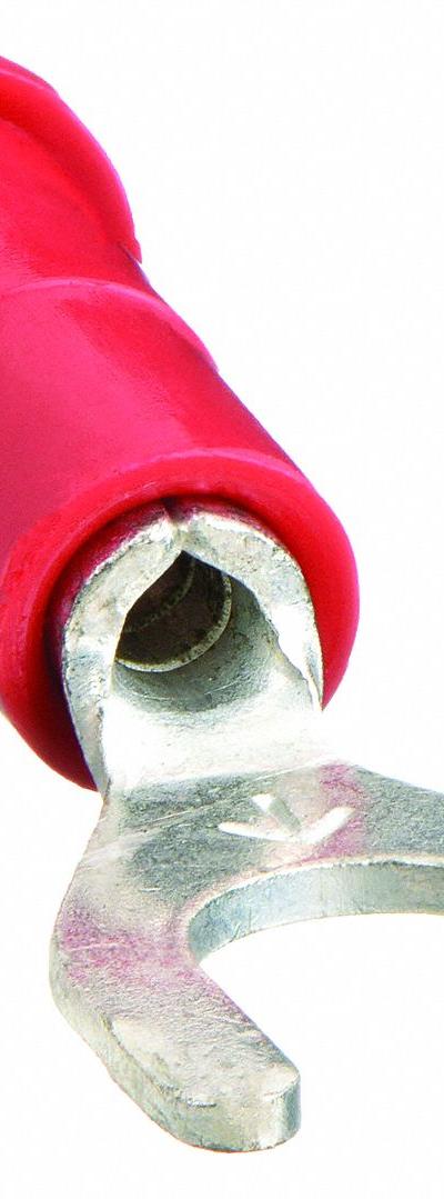 3M Fork Terminals: Red - Insulated Fork Terminals