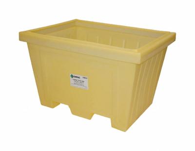 ENPAC Storage Tote: 16.58 cu ft, 44 1/2 in x 35 in x 30 3/8 in, Lid Not Included - Non-Collapsible Plastic Bulk Containers