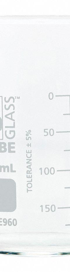 GLOBE SCIENTIFIC Beaker: 250 mL, 8.45 fl oz, A, Low Form, Type I, White, Borosilicate Glass (MPN 8010250). Key specifications — attr1371034: Type I; attr1371051: GLOBE SCIENTIFIC; attr1371062: White.
