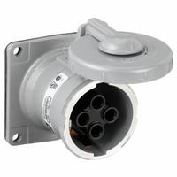 HUBBELL Pin and Sleeve Receptacle: Black, 250V AC, Single Phase, 60 A, 2 Pole, 3 Wire (MPN HBL560RS1W). Key specifications — Brand: HUBBELL.