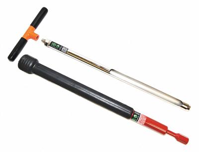 AMS Soil Recovery Probe: Regular, Nickel Plated 4130 Alloy Steel, Threaded - Soil Probes