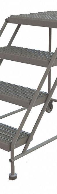 TRI-ARC Mobile Work Platform: 3.3 ft Platform Ht - Max, 24 in x 24 in, Steel, 800 lb Load Capacity (MPN WLWP042424). Key specifications — Mobility: Rolling; Brand: TRI-ARC; Color: Gray; Height Adjustability: Fixed Height; Includes Handrails: Handrails Not Included; Locking Mechanism: No Locking Mechanism; Handrails: No Handrails.