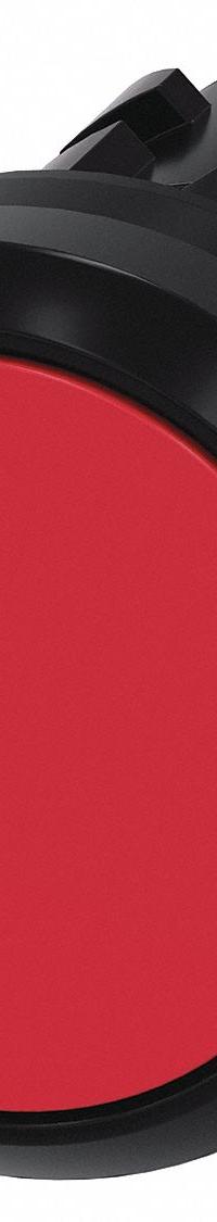 SIEMENS Flush Push Button: Red, 22 mm Mounting Size, Non-Metallic, Maintained (MPN 3SU1000-0AA20-0AA0). Key specifications — Brand: SIEMENS; Action: Maintained; Series: 3SU; Push Button Material Type: Non-Metallic.