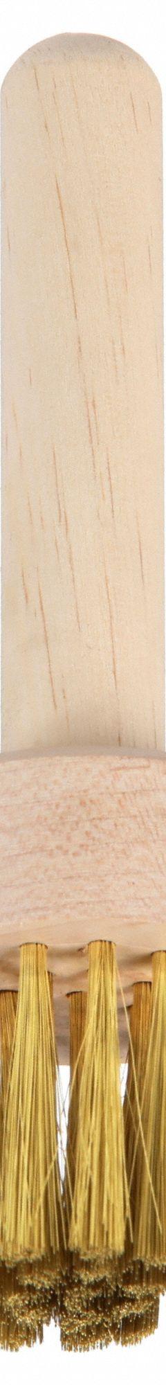 ADVANTECH Round Brush: 3 in Overall Dp, 3 in Overall Dia, Brass Bristles with Wood Handle (MPN R8576). Key specifications — Brand: ADVANTECH; Product Type: Round Brush; Material: Brass Bristles with Wood Handle.