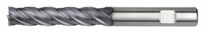 WIDIA HANITA Corner Chamfer End Mill: Carbide, TiAlN Coated, 4 Flute, 20 mm Mill Dia - Fast-Cutting Carbide Corner-Chamfer End Mills for Steel & Cast Iron