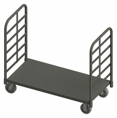 APPROVED VENDOR Platform Truck: 2,000 lb, 48 in L x 24 in W x 9 1/8 in H Deck, Solid - Dual-Handle Platform Trucks