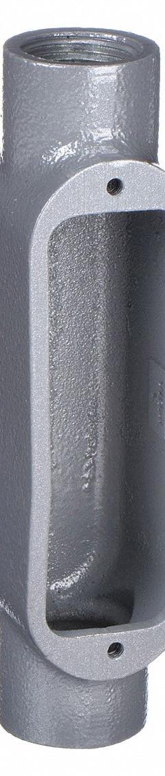 Conduit Outlet Body: Iron, 3/4 in Trade Size, C Body, 7 cu in Body Capacity, Threaded Hub (MPN OC-2M). Key specifications — Finish: Powder Coated; Includes: Stainless Steel Screws; For Use With: IMC; Brand: HUBBELL KILLARK; Hub Style: Threaded; Mfr. Series: O.