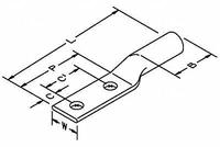 Compression Lugs: For 2/0 AWG, Stranded Wire, 1/2 in Stud Size, Long, Copper Barrel (MPN 31137). Key specifications — Inspection Hole: No; For Wire Type: Stranded; For Wire Sizes: 2/0 AWG; Brand: 3M; Manufacturer Part Number: 31137.