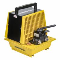 ENERPAC Air Hydraulic Pump: 10,000 psi Max. Op Pressure, 162 cu in Reservoir Capacity (MPN PAM1041). Key specifications — attr944931: Hold; attr944932: 4-Way.