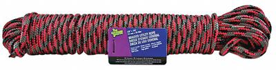 APPROVED VENDOR General Purpose Utility Rope: Double Braid, 3/8 in Dia - Non-Conductive Rope