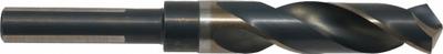 CLE-LINE Reduced Shank Drill Bit: 19 mm, 118° Split Point, Black & Gold HSS - High-Speed Steel Silver & Deming Drill Bits
