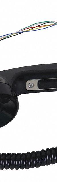HUBBELL GAI-TRONICS Handset Kit: Plastic, Handsets, Cable Tie/Curly Cord/Screws/Spring Clip, 246/256 (MPN 12515-007). Key specifications — Compatible with Series: 246; Manufacturer Part Number: 12515-007; Compatible with Manufacturer Model Number: 276-001; Product Type: Pressbar Handset; For Use With: Telephones; Includes: Curly Cord; Brand: HUBBELL GAI-TRONICS; Color: Black.