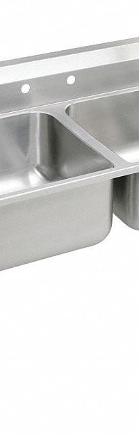 ELKAY Scullery Sink: 2 Bowls, 42 1/4 in Overall Ht, 89 1/4 in Overall Lg, 29 3/4 in Overall Wd (MPN RNSF8248LR2). Key specifications — Brand: ELKAY.