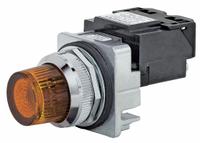 SIEMENS Pilot Light: 30 mm Panel Mounting Size, Amber, Incandescent, Class 52 Series (MPN 52PL5H9). Key specifications — Series: Class 52; Brand: SIEMENS; Includes Push-To-Test: No Push-To-Test Included.