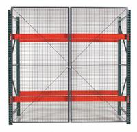 WIRECRAFTERS Door Kit: 1 Bays, 96 in x 1 1/4 in x 120 in, 10 ga, Steel, Powder Coated, Gray (MPN RDH810). Key specifications — attr36337: WIRECRAFTERS; attr37658: Steel; attr37662: (2) Bi-Parting Doors; attr37663: Yes; attr37664: Powder Coated; attr37667: Gray.