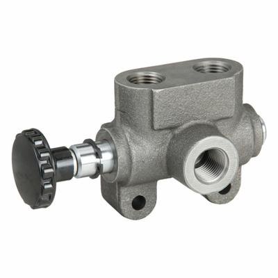 PARKER GRESEN Hydraulic Selector Valve: Four-Way / Two Positions, 20 gpm - Manual Hydraulic Selector Valves