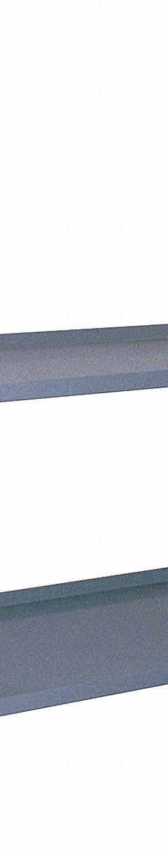 JAMCO Stock Truck: 3,000 lb, 4-Sided Lipped Lip, 24 in L x 60 in W x 57 in H Overall Dim., 2 Shelves (MPN KB260P600GP). Key specifications — Shelf Adjustability: Fixed; Brand: JAMCO; Color: Gray; Caster/Wheel Configuration: (2) Rigid.
