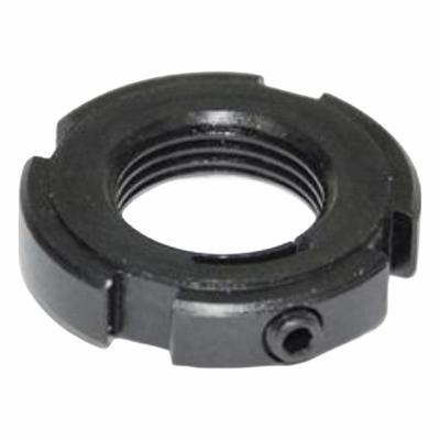 JW WINCO Bearing Locknut: Set Screws, Carbon Steel, Black Oxide - Thread-Locking Bearing Locknuts