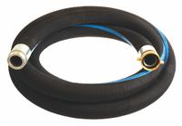 Water Suction and Discharge Hose: 2 in Hose Inside Dia., 150 psi, Black, 2 in x 2 in Fitting Size (MPN RSG200-10MF-G). Key specifications — Temp. Range: -25° to 200°F; Hose Color: Black; Brand: CONTINENTAL.