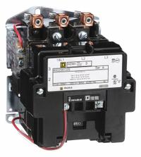 SQUARE D NEMA Magnetic Contactor: Non-Reversing, 3 Poles, NEMA Size 3, 90 A, 120V AC (MPN 8502SEO2V02S). Key specifications — Brand: SQUARE D.