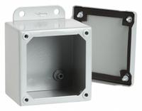 HOFFMAN Enclosure: Steel, 6 in x 4 in x 3 in, NEMA 12/13, Solid Cover, Screw On (MPN A604SC). Key specifications — Brand: HOFFMAN; Closure Method: Screws; Knockouts: Not Included.