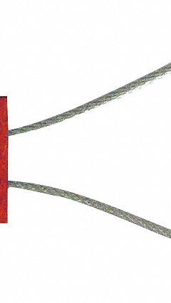TYDENBROOKS Cable Seals: Red, Steel, 12 in Cable Lg, 1/16 in Cable Dia, Random, 200 PK (MPN 1061003). Key specifications — Brand: TYDENBROOKS; Marking Color: White; Marking Included: Numbers; Marking Message: Sealed; Marking Numbering: Random.