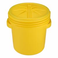 EAGLE Salvage Drum: HDPE, 20 gal, Screw-On Lid, Unlined/No Interior Coating, 20 3/4 in x 20 3/8 in (MPN 1650). Key specifications — Drum Material: HDPE; Drum Head Type: Open Head; UN Rating Solids: 1H2/X57/S; UN Rating Liquids: 1H2/X57/S; Interior Lining: Unlined/No Interior Coating; Drum Message Text: None; For Holding: Hazardous Materials; Brand: EAGLE.