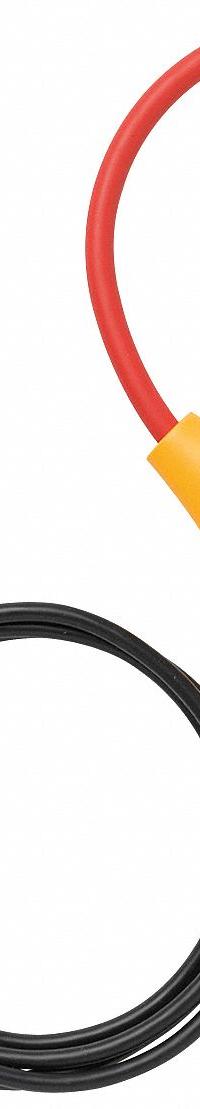 FLUKE Flexible Current Probe: CAT III 1000V/CAT IV 600V, Proprietary, 2.8 in Jaw Opening, AC Current (MPN FLUKE-I2500-10). Key specifications — Connector Type: Proprietary; Safety Rating: CAT IV 600V; Brand: FLUKE.