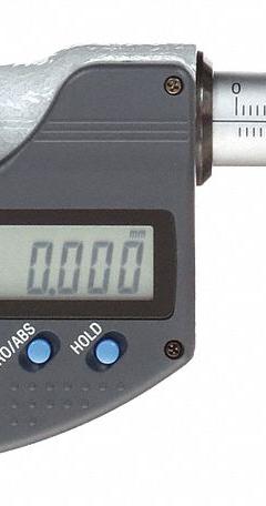 MITUTOYO IP65 Digital Outside Micrometer: 0 in to 1 in /0 mm to 25.4 mm, Inch/Metric, IP65 (MPN 293-240-32). Key specifications — attr1182744: 0.00005 in/0.001 mm; attr1182776: IP65; attr1182741: MITUTOYO; attr1182743: +/- 0.00005 in; attr1182759: Yes.