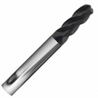 APPROVED VENDOR Ball End Mill: Carbide, AlCrN Coated, 4 Flute, 3/16" Mill Dia, 5/8" LOC, 2" OAL (MPN 311176)