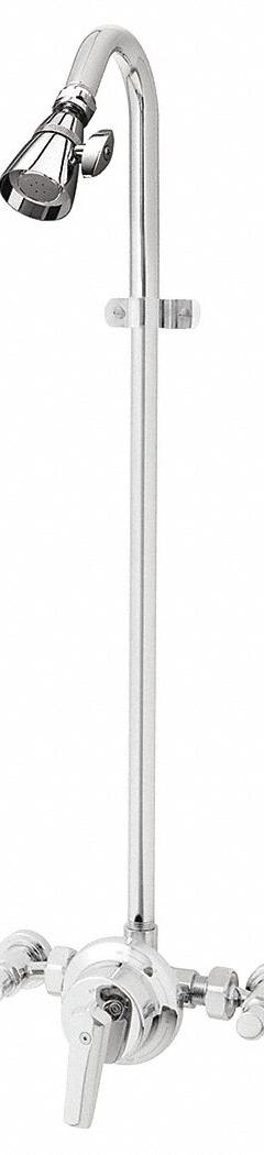 SPEAKMAN Shower Faucet: Sentinel Mark II, 2.5 gpm Fixed Showerhead Flow Rate, Plastic, 1 Handles (MPN S-1495-AF). Key specifications — Showerhead Material: Plastic; Series: Sentinel Mark II.