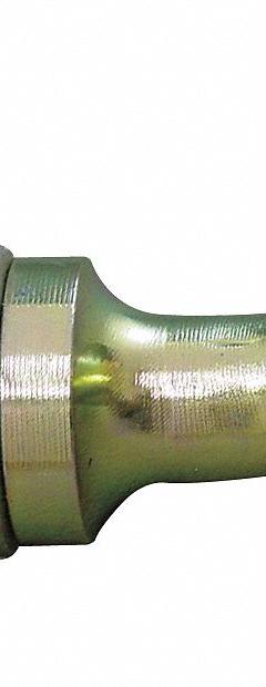 AEROQUIP Hydraulic Flange Fitting: 1 1/4 in Hydraulic Hose I.D., 1 1/2 in Hydraulic Flange Size (MPN 1B24FLA20). Key specifications — attr95970: 45° Elbow; attr95968: Carbon Steel; attr98911: AEROQUIP.