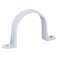 Conduit & Pipe Strap Clamp, Two-Hole: 3 in Trade Size, PVC, PVC Schedule 40 and 80 (MPN 5133740). Key specifications — Manufacturer Part Number: 5133740; Color: Gray; Compatible Conduit Trade Size: 3 in; Compatible Conduit Type: PVC Schedule 40 and 80; Compatible Nominal Conduit/Pipe Size: 3 in; Compatible Pipe Size: 3 in; Flange Thickness: 3 in; For Use With: Cable.
