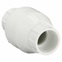 NDS Swing Check Valve: Swing, Inline Valve Body, 1 1/4 in Pipe Size, IPS x IPS, PVC, 14°F to 140°F (MPN 1520-12). Key specifications — Brand: NDS.