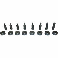 METALPRO Punch and Die Set: MP4000FS/MP4500FS/MP5000FS, 40 lb_45 lb_50 lb Compatible Ironworker Size (MPN mp4146). Key specifications — attr67451: MP5000FS; attr67489: Round; attr67447: mp4146; attr67456: MP4000FS; attr67443: METALPRO; attr67472: 9/32 in, 11/32 in, 13/32 in, 15/32 in, 17/32 in, 21/32 in, 25/32 in and 29/32 in Round Punch Die Set.