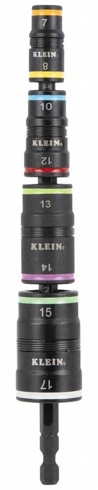 KLEIN TOOLS Nutsetter Set: 1/4 in Drive Size, Small Set (0-50 pieces) Set Size, 5 Pieces, Metric (MPN 32934M). Key specifications — attr1204251: KLEIN TOOLS; attr1215453: 1/4 in; attr1215454: 7 mm to 17 mm.