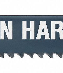 MORSE Band Saw Blade: Carbon Steel, 14 ft 8 in, Hard Back, Aluminum/Plastic/Plywood/Soft Metal/Wood (MPN ZHBFR14 14'8"). Key specifications — attr1097799: 14; attr1097806: Carbon Steel; attr1211724: 14 ft 8 in.