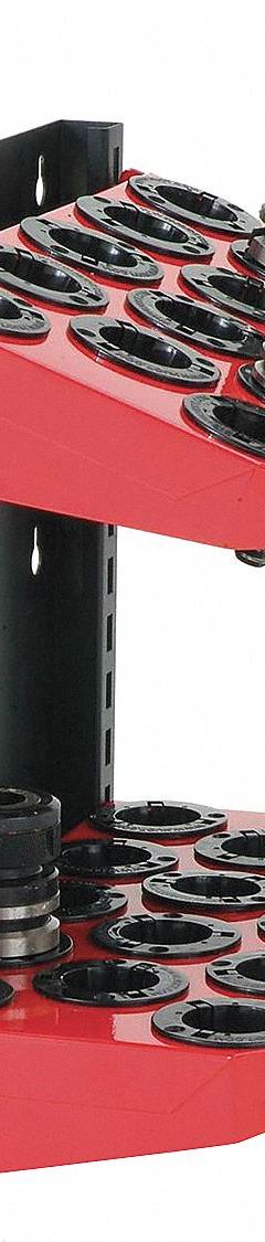HUOT CNC Tool Rack: For HSK100A Taper, 16 Compartments (MPN 56780). Key specifications — attr1032828: HUOT; attr1036351: 56780.