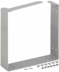 HOFFMAN Wireway U-Connector: 8 in Wd, 8 in Ht, 14 ga Gauge, 1, Without Knockouts, Steel, Painted (MPN F88GUC). Key specifications — Brand: HOFFMAN; Finish: Painted; With/Without Knockouts - Broad: No.