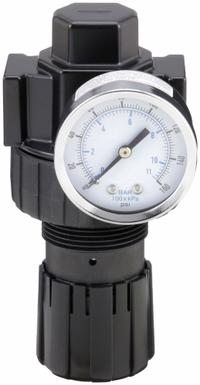 PARKER Compressed Air Regulator: Zinc, 1/2 in NPT, 90 cfm, 2 psi to 125 psi, 125 psi Max Op Pressure (MPN 07R313AC). Key specifications — attr111664: No; attr111400: 07R; attr111627: PARKER.